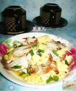 Crab fried eggs
