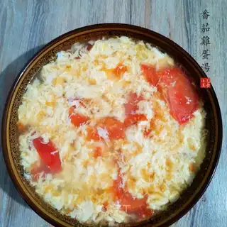Tomato egg soup