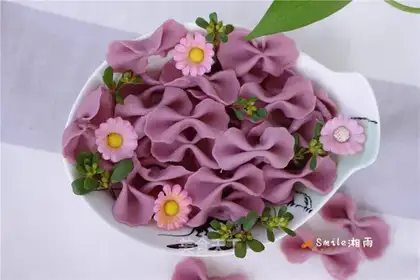 The purple butterflies