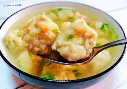 Lotus meatball soup