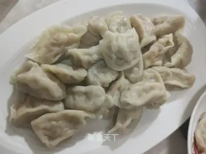 Pork, shrimp, dumpling