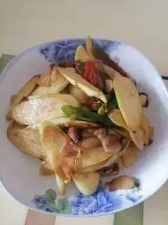 White fried meat
