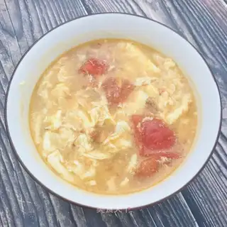 Tomato egg soup
