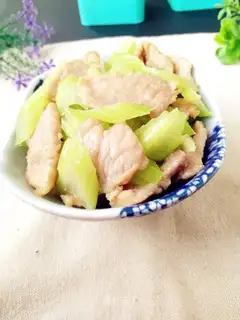 Celery and meat