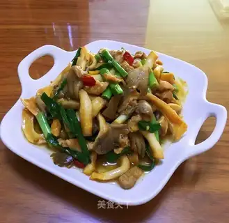 Pumpkin fried meat