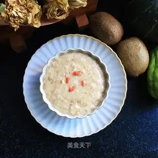 Powdered oats of seed seed