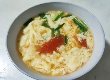 Tomato egg soup