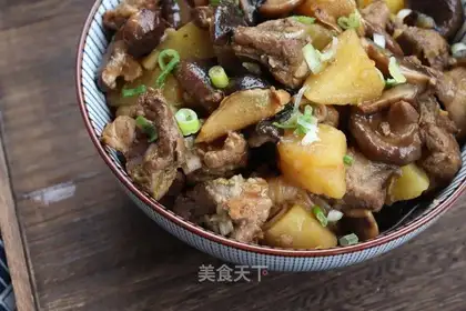 Potato mushroom chops