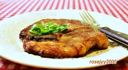 ROASTED T-BONE PORK CHOPS