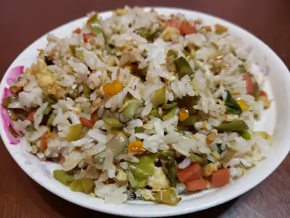 Bean horned rice