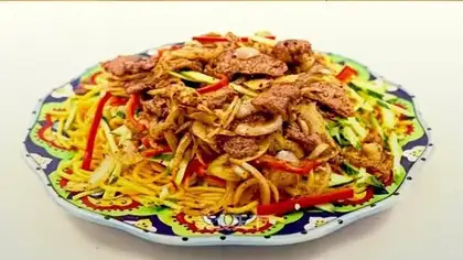 Qinjiang's specialty yellow noodles