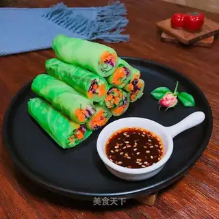 Vegetable jade rolls