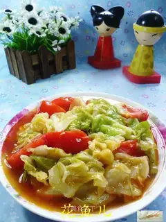 Tomato and cabbage
