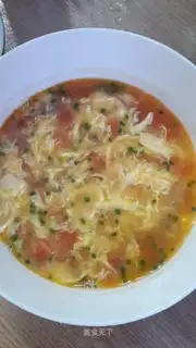 Tomato egg soup