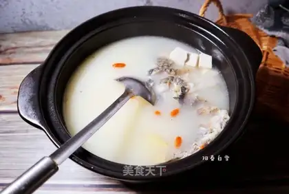 Tofu fish soup