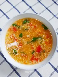 Tomato beef corn congee