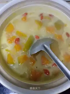Old pumpkin corn pasta