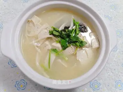 Fish tofu soup