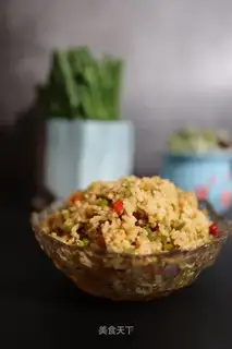 Beef and garlic fried rice