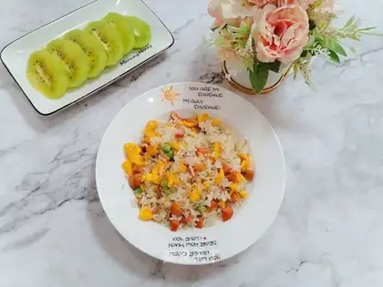 Sausage fried rice