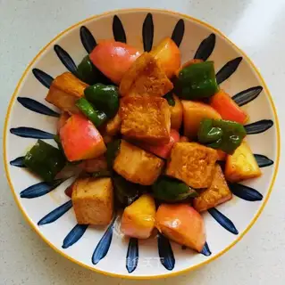 Apple cuckoo tofu