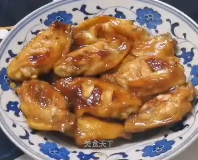Lemon honey fried chicken wings