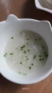 Five fingers of milk radish congee