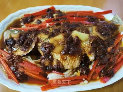 Bean sauce steamed ace