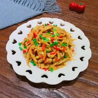 Apricot mushroom