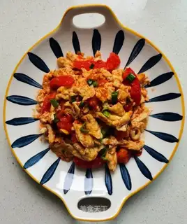 Tomato fried eggs