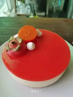 Tomato mousse cake