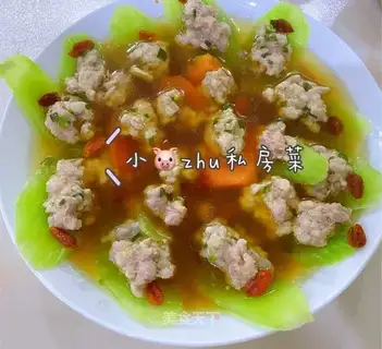 Scrambled meat