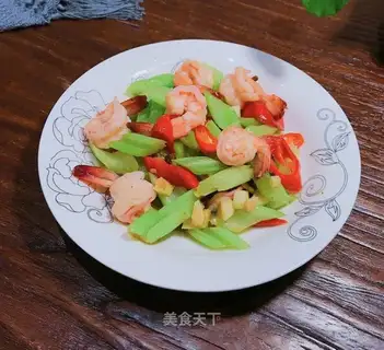 Shrimp celery