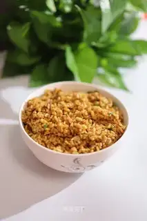 Onion egg fried rice