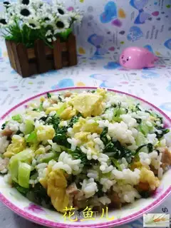 Plumball egg fried rice
