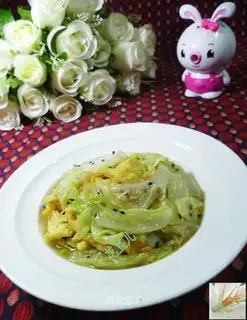 Black sesame eggs for cabbage