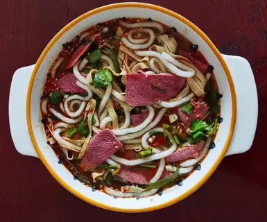 Beef spicy potatoes