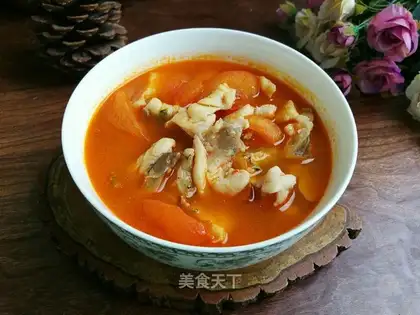 Tomato fish soup