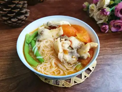 Tomato fish soup