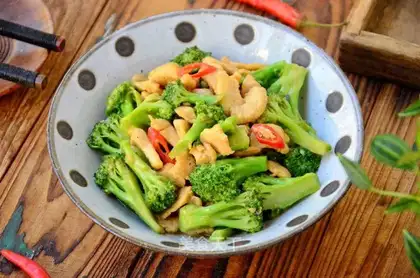 Chicken and broccoli