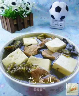 Skinny sour tofu soup