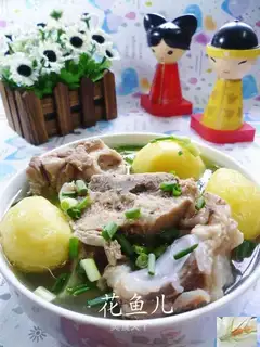 Potato pork soup