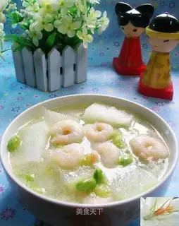 Soup for the soy shrimp