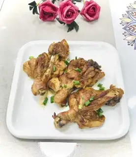 Roasted chicken legs