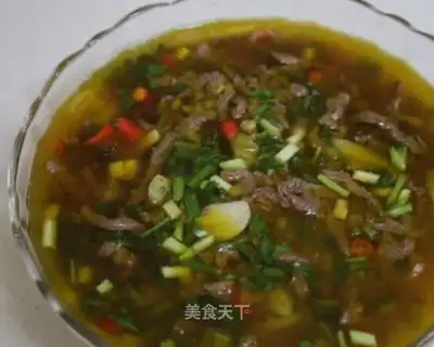 Sour beef radish