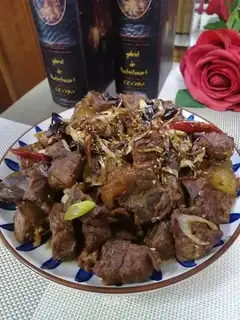 Burn beef