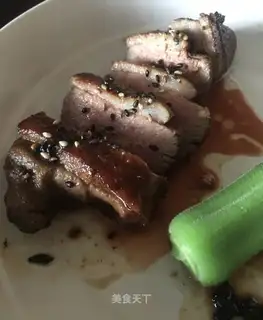 Fried duck chest