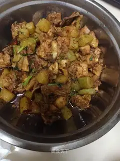 Red chicken