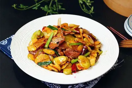Five-flower fried beans
