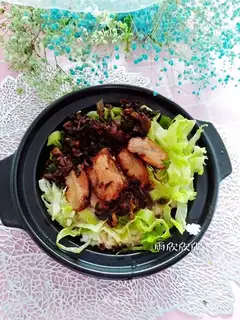 Burn white rice